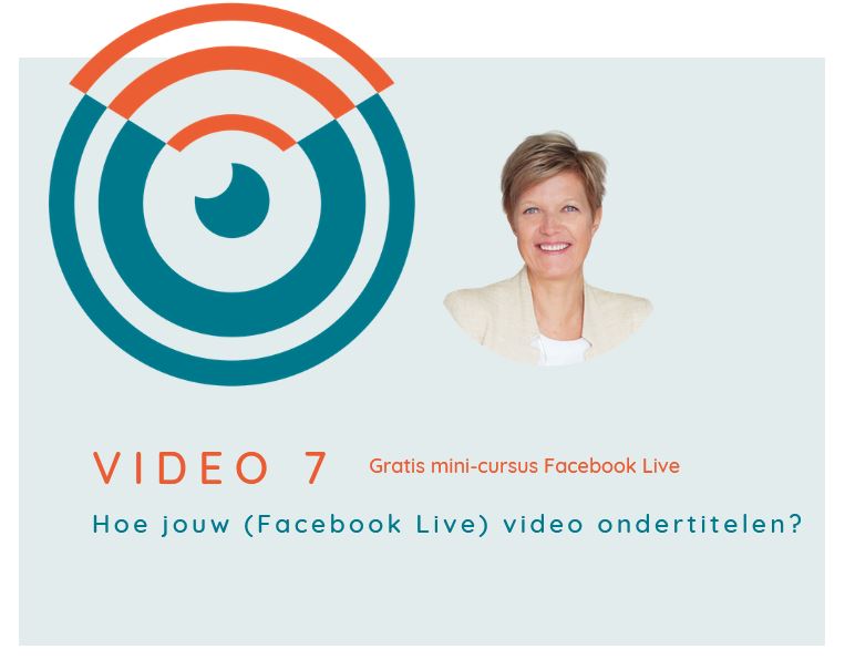 Hoe je Facebook Live video ondertitelen?